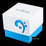 Prezentowe pudełko na zegarek - RUBICON - niebieskie